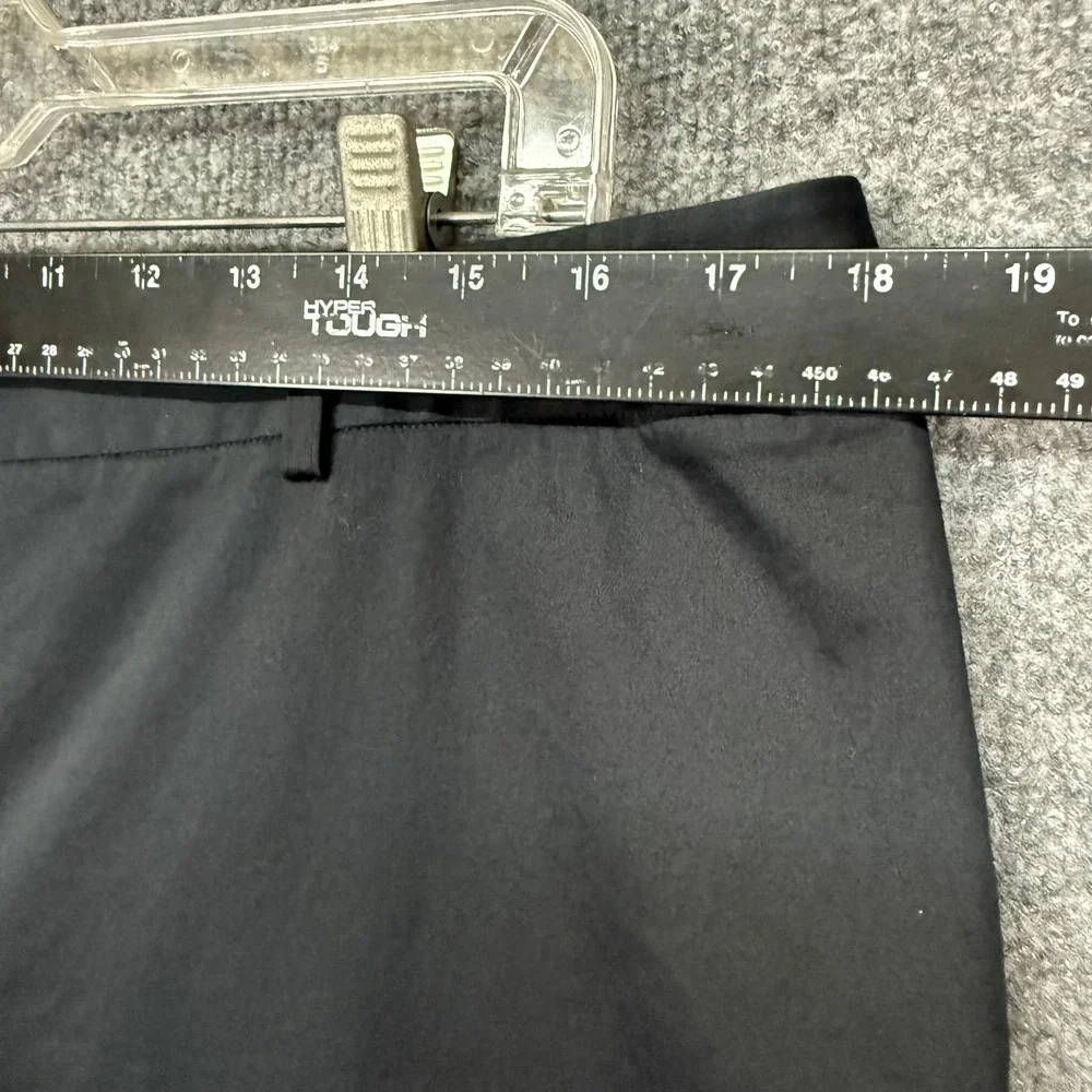 Lafayette 148 New York Trousers Women 14 Black Cotton Blend Tapered Professional